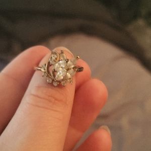 Sterling silver CZ ring